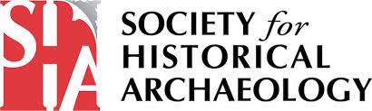 Logo in red and black for the Society for Historical Archaeology