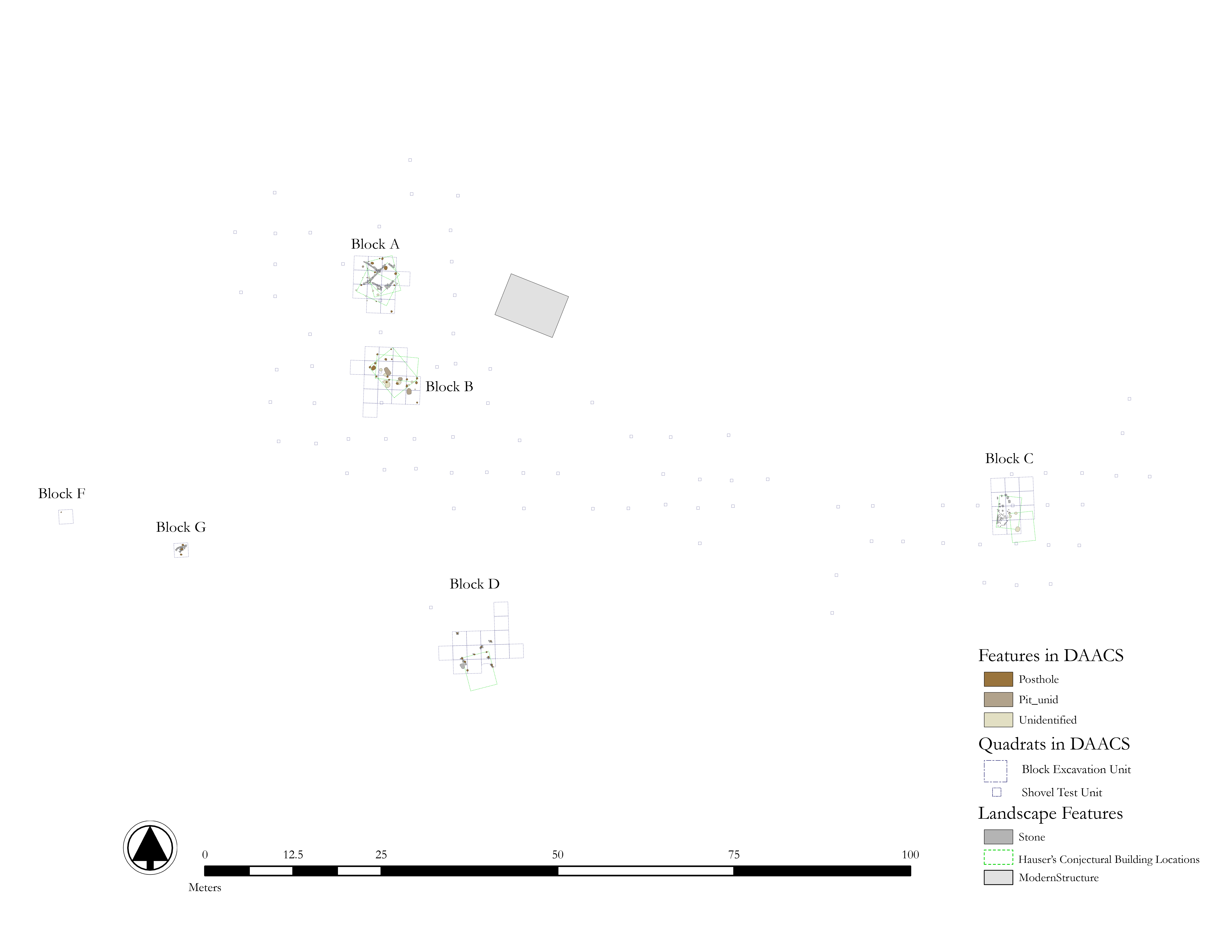 Digital map of Morne Patate Locus 2
