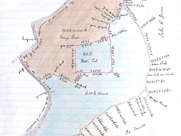 Map of Bowles Lot