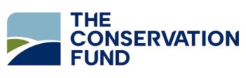 logo for The Conservation Fund with stylized landscape